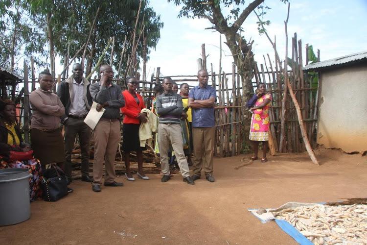 The Home Where the Illicit Brew was being consumed.